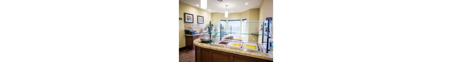 You do not have to worry about breakfast while staying with us! Start your day with our complimentary hot breakfast buffet with favorites such as eggs and bacon, waffles, fresh fruit, coffee and juices.  Served daily from 6:30 AM-9:30 AM. 